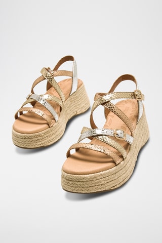 Platform Sandalen Giorgia - Goudkleurig