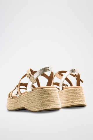 Platform Sandalen Giorgia - Goudkleurig