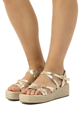 Platform Sandalen Dalina - Goudkleurig