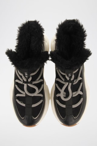 Hoge Gevoerde Sneakers - Zwart - Gioseppo