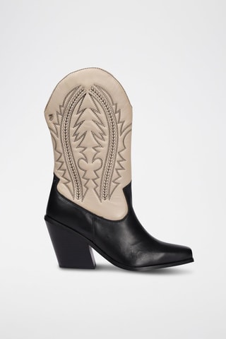 Leren Cowboylaarzen - Ecru - Gioseppo