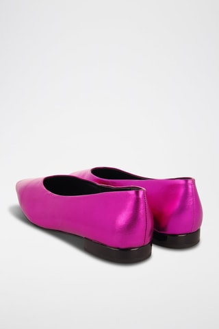 Leren Ballerina's - Fuchsia - Gioseppo