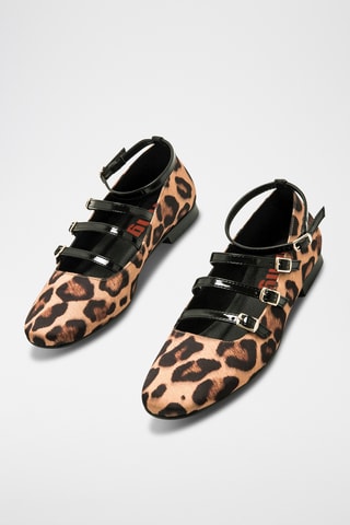 Mary Janes Camille - Zwart en Bruin