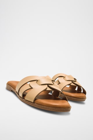 Leren Muiltjes Maria - Beige