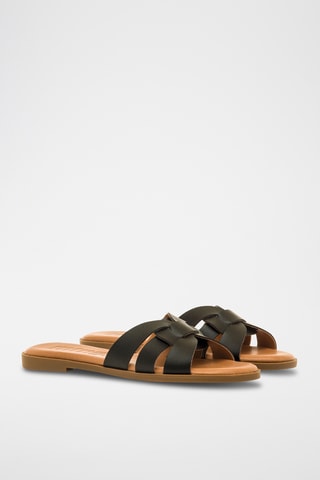 Leren Muiltjes Maria - Zwart