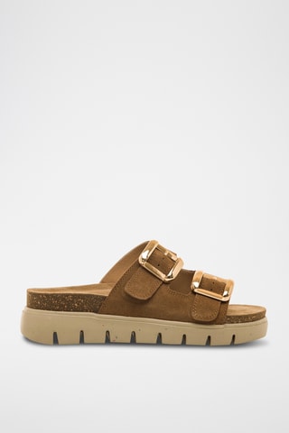 Nubuck Muiltjes Lion - Bruin