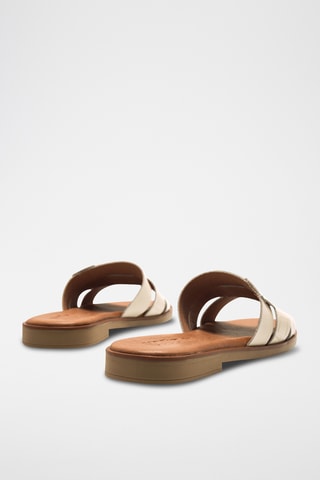 Leren Muiltjes Alysa - Beige