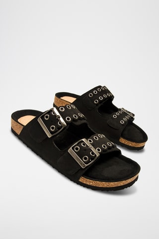 Muiltjes Lazy - Zwart