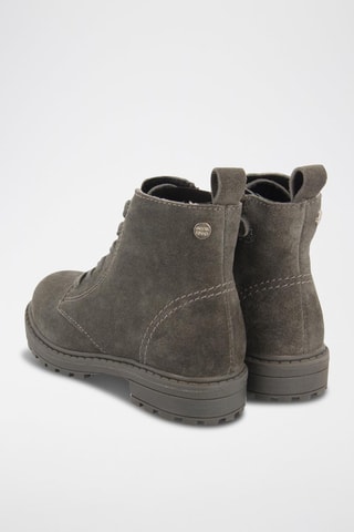 Nubuck Enkellaarzen - Grijs - Gioseppo