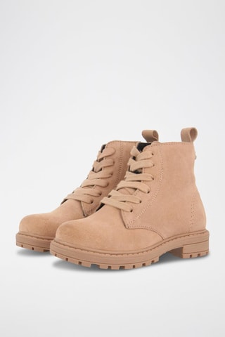 Nubuck Enkellaarzen - Roze - Gioseppo