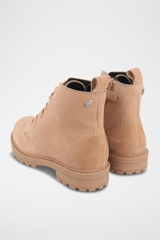 Nubuck Enkellaarzen - Roze - Gioseppo