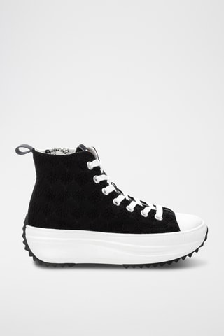 Hoge Platform Sneakers - Zwart