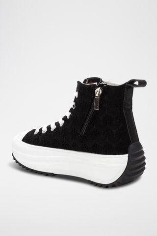 Hoge Platform Sneakers - Zwart