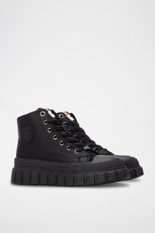 Hoge Platform Sneakers - Zwart