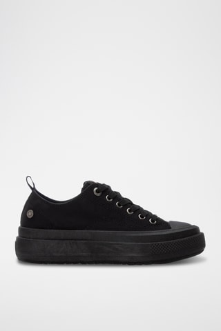 Platform Sneakers - Zwart