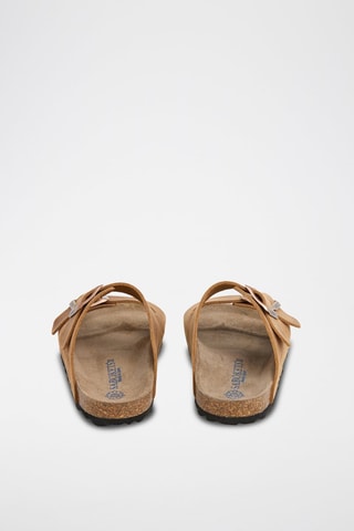 Mules en cuir - Marron