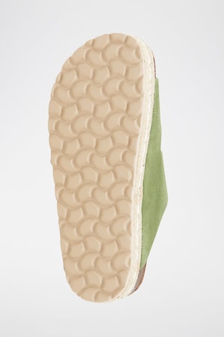 Mules en nubuck - Vert