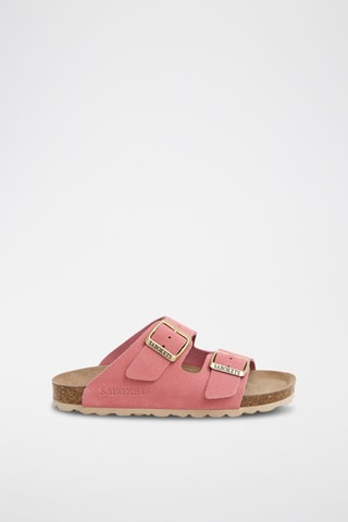 Mules en nubuck - Rose