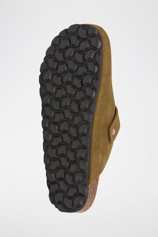 Sabots en nubuck - Kaki