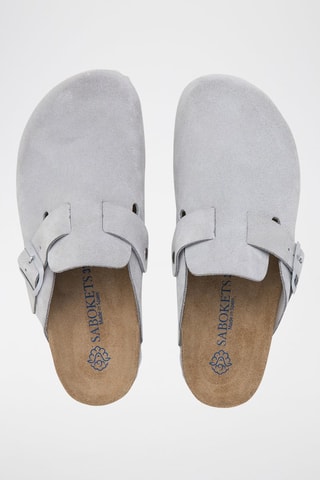 Sabots en nubuck - Gris