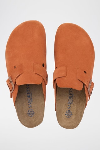 Sabots en nubuck - Orange