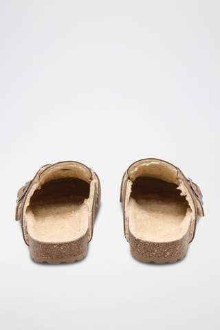 Sabots en nubuck - Marron