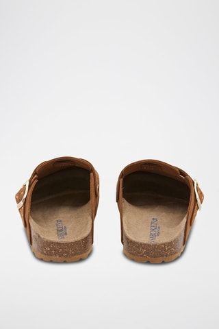 Sabots en nubuck - Marron