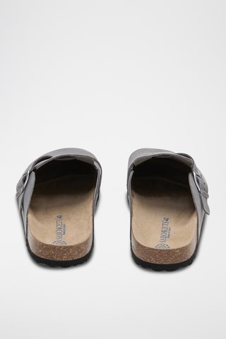 Sabots en cuir - Gris