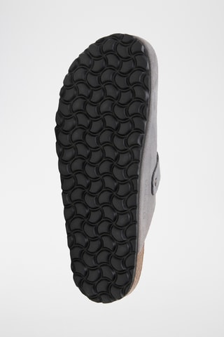 Sabots en cuir - Gris