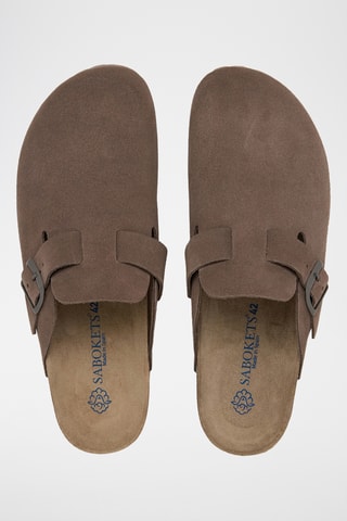 Sabots en cuir - Marron