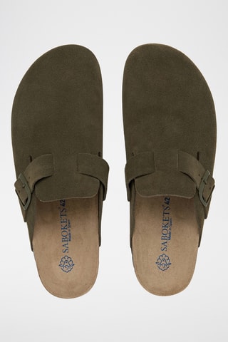 Sabots en cuir - Vert