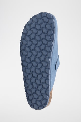 Sabots en cuir - Bleu