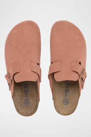 Sabots en cuir - Rose