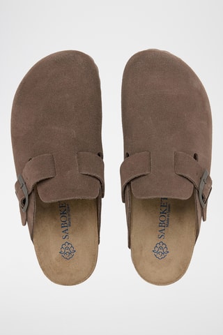 Sabots en cuir - Marron