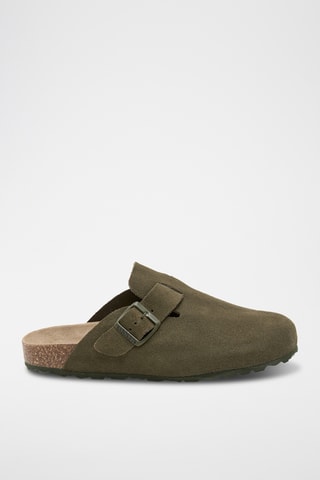 Sabots en cuir - Vert