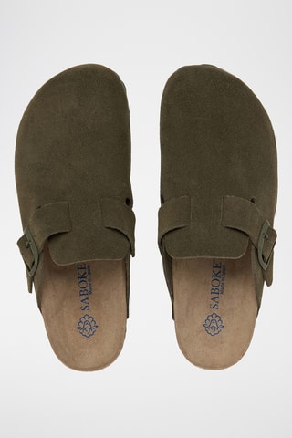 Sabots en cuir - Vert