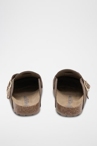 Sabots en cuir - Marron