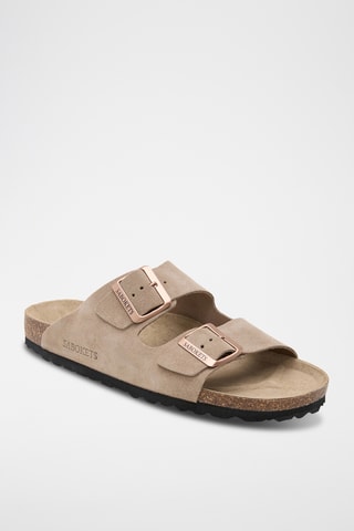 Mules en cuir - Marron