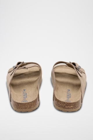 Mules en cuir - Marron