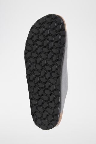 Mules en cuir - Gris