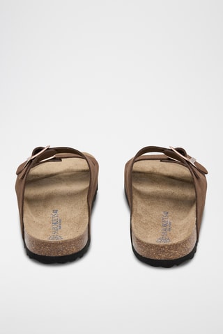 Mules en cuir - Marron