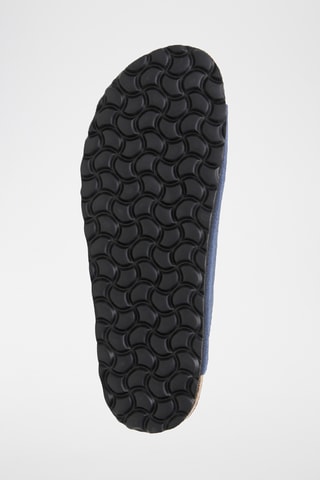 Mules en cuir - Bleu