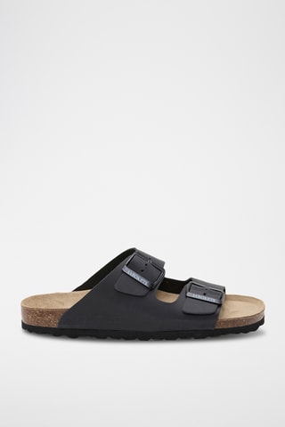 Mules en cuir - Noir