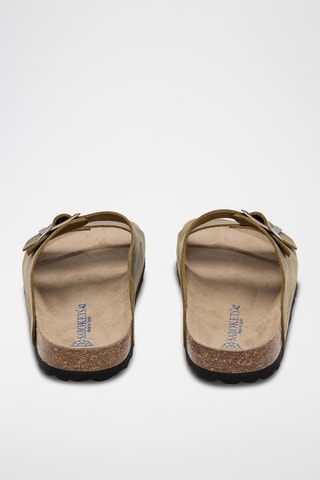 Mules en cuir - Kaki