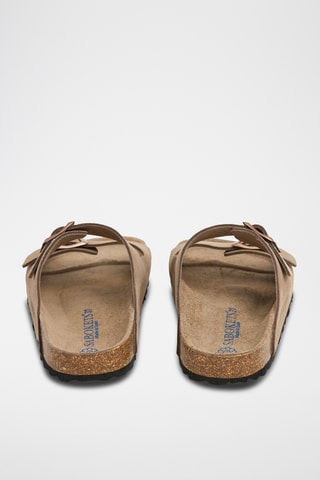 Mules en nubuck - Marron