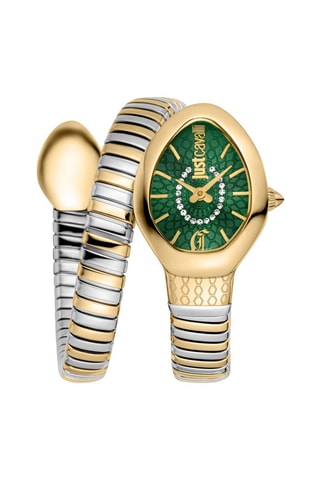 Montre à quartz en acier - Argenté et doré