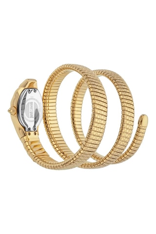 Montre à quartz en acier - Doré