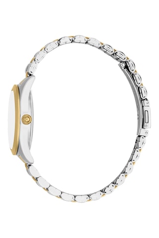 Montre à quartz en acier - Argenté et doré