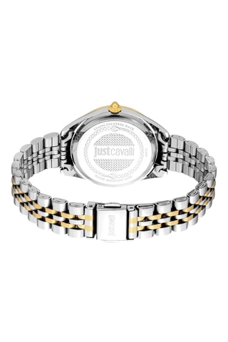 Montre à quartz en acier - Argenté et doré