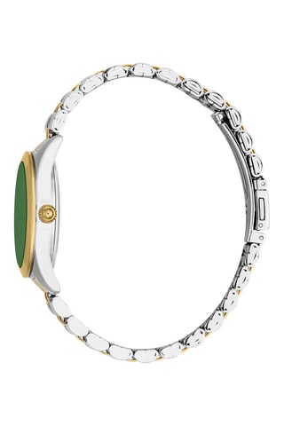 Montre à quartz en acier - Argenté et doré